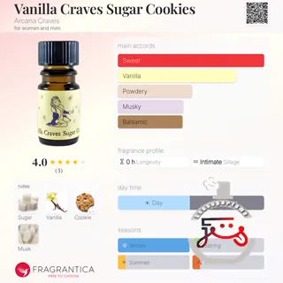 Vanilla Craves Sugar Cookies Arcana Craves